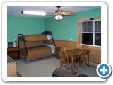 Captain Hook’s Bait & Tackle Cabin Living Space