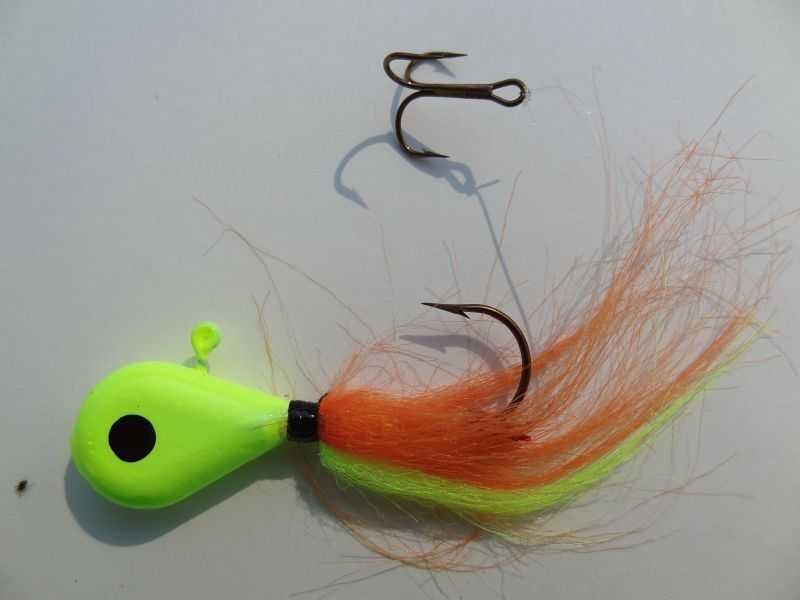 Chartreuse head, Orange and Chartreuse tail - 118