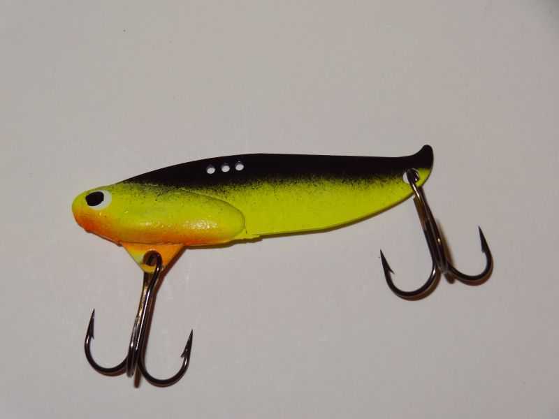 Chartreuse body, Black / Orange - 375 - Zonars - Captain Hooks